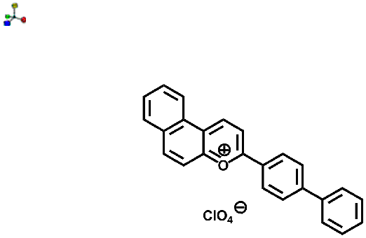 3-(Biphenyl-4-yl)-3H-benzo[f]chromylium perchlorate 