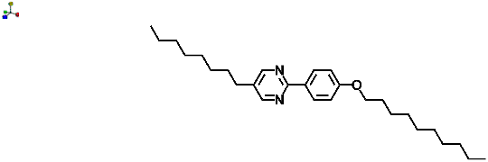 2-(4-n-Decyloxyphenyl)-5-n-octylpyrimidine 