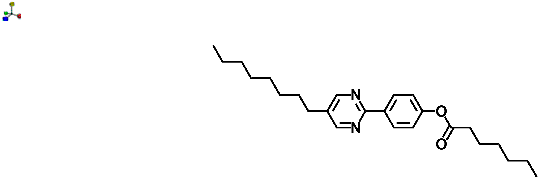 n-Heptanoic acid 4-(5-n-octylpyrimidin-2-yl)phenyl ester 