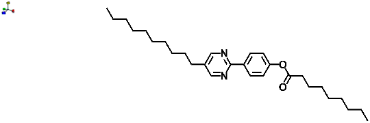 n-Nonanoic acid 4-(5-n-decyl-pyrimidin-2-yl)phenyl ester 
