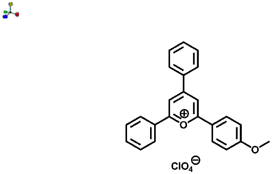 2,4-Diphenyl-6-(4´-methoxyphenyl)pyrylium perchlorate 