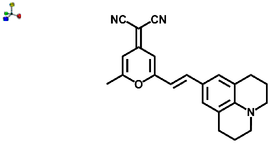 4-(Dicyanomethylen)-2-methyl-4-((julolidin-6-yl)vin-1-yl)-4H-pyran 