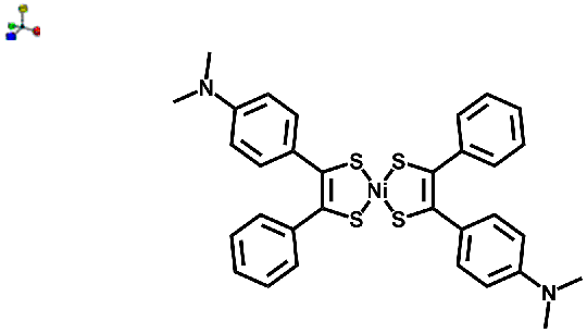 Bis[4-dimethylaminodithiobenzil]nickel 