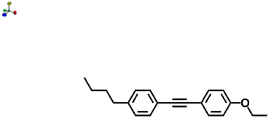 1-(4-n-Butylphenyl)-2-(4-ethoxyphenyl)acetylene 