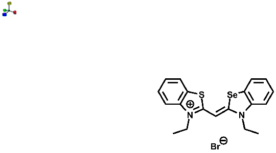 3-Ethyl-2-((3-ethylbenzo[d][1,3]selenazol-2(3H)-ylidene)methyl)benzo[d]thiazol-3-ium bromide 