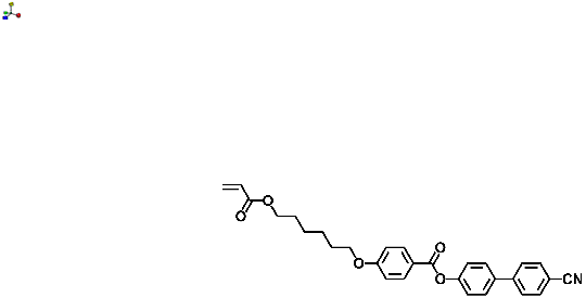 4[4[6-Acryloxyhex-1-yl)oxyphenyl]carboxy-biphenyl-4´-carbonitrile 
