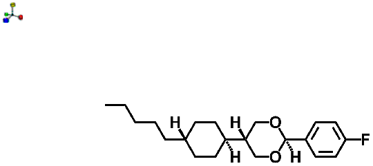 trans-2-(4-Fluorophenyl)-5-(trans-4-n-pentylcyclohexyl)-1,3-dioxane 