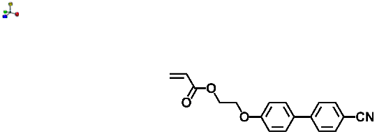 Acrylic acid 2-(4'-cyano-biphenyl-4-yloxy)ethyl ester 