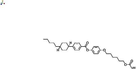 4-(4-Pentylcyclohexyl)benzoic acid 4-(6-acryloyloxyhexyloxy)phenyl ester 