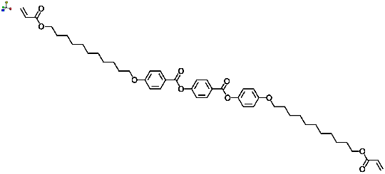 4-((4-(11-(Acryloyloxy)undecyloxy)phenoxy)carbonyl)phenyl 4-(11-(acryloyloxy)undecyloxy)benzoate 