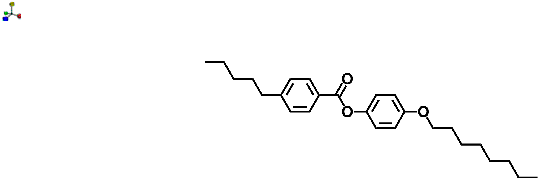 4-Octyloxybenzoic acid 4-pentylphenyl ester 
