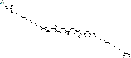 4-(4-(4-(11-(Acryloyloxy)undecyloxy)benzoyloxy)cyclohexyl)phenyl 4-(11-(acryloyloxy)undecyloxy)benzoate 