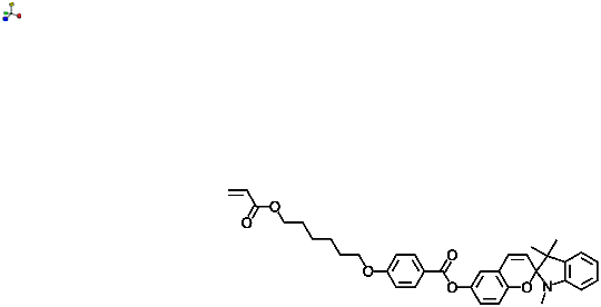 1',3',3'-Trimethylspiro[chromene-2,2'-indoline]-6-yl 4-(6-(acryloyloxy)hexyloxy)benzoate 