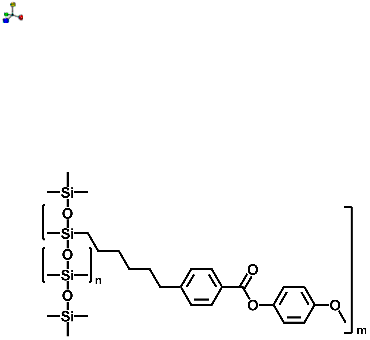 (4-Methoxyphenyl 4-(hexyloxy)benzoate)siloxane dimethylsiloxane copolymer 