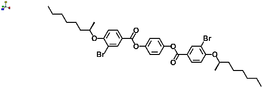 (S)-1,4-Phenylene bis(3-bromo-4-((S)-octan-2-yloxy)benzoate) 