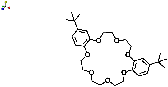 4,4'(4,5')(5,5')-di-tert.-butyl-dibenzo-21-crown-7 mixtures of isomers 