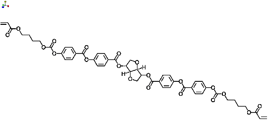 (3R,3aS,6aS)-Hexahydrofuro[3,2-b]furan-3,6-diyl bis(4-(4-((4-(acryloyloxy)butoxy) carbonyloxy)benzoyloxy)benzoate) 