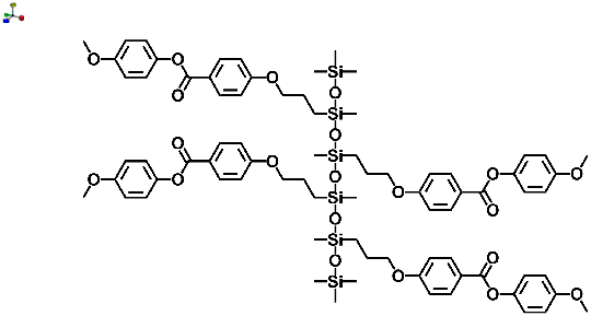 (4-Methoxyphenyl 4-propoxybenzoatedimethyl)siloxane homopolymer 