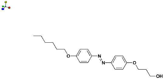 3-[4-(4-Hexyloxyphenylazo)phenoxy]propan-1-ol 